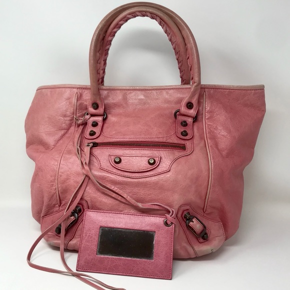 BALENCIAGA Rose BonBon Sunday Tote Bag - Picture 1 of 13